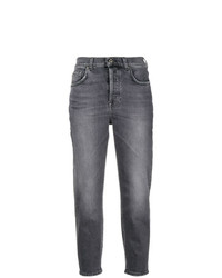 7 For All Mankind Cropped Faded Jeans