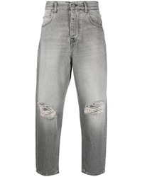 YOUNG POETS Distressed Effect Tapered Jeans