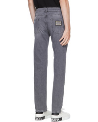 Dolce & Gabbana Grey Slim Jeans