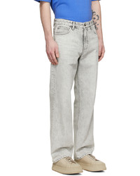 Solid Homme Grey Straight Fit Jeans