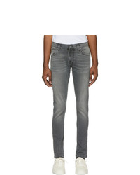 Nudie Jeans Grey Tight Terry Jeans
