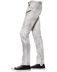 Just Cavalli 17cm Washed Cotton Stretch Denim Jeans