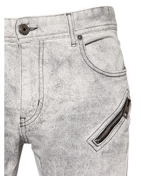 Just Cavalli 17cm Washed Cotton Stretch Denim Jeans