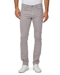 Paige Lennox Slim Fit Twill Pants In Shaded Sky At Nordstrom