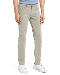 Frame Lhomme Slim Fit Five Pocket Twill Pants In Grey Green At Nordstrom