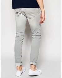 ONLY & SONS Light Gray Slim Fit Jeans