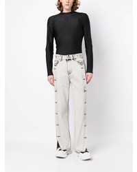 Feng Chen Wang Low Rise Straight Jeans