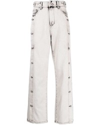 Feng Chen Wang Low Rise Straight Jeans