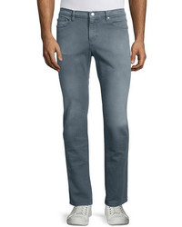 Michael Kors Michl Kors Five Pocket Slim Fit Denim Jeans Slate Gray