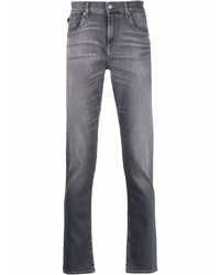 7 For All Mankind Mid Rise Straight Leg Jeans