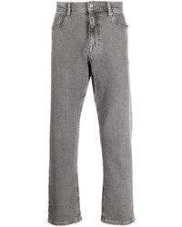 Karl Lagerfeld Monogram Pattern Slim Fit Jeans