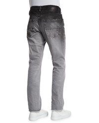PRPS Ombre Slim Fit Denim Jeans Gray