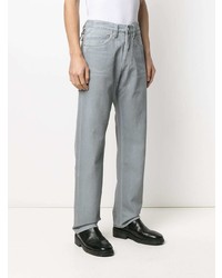 Helmut Lang Reflective Masc Lo Easy Mid Rise Straight Jeans