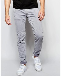 Replay Jeans Anbass Slim Fit Stretch Light Gray Overdye Wash