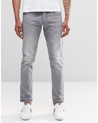 Replay Ronas Slim Jeans Mid Gray Slight Distressing