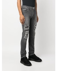 Philipp Plein Rock Star Mid Rise Slim Fit Jeans