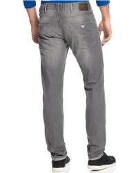 Armani Jeans Slim Fit Comfort Stretch Jeans Grey Wash