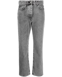 MSGM Slim Fit Cropped Jeans