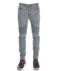 Givenchy Slim Fit Moto Denim Jeans