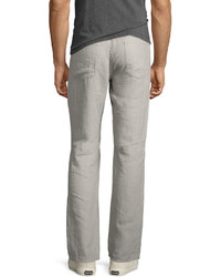 John Varvatos Star Usa Authentic Linen Jeans Gray