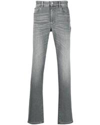 Zegna Straight Leg Faded Jeans
