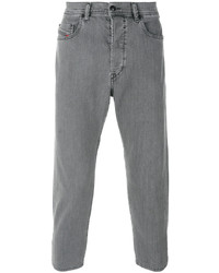 Diesel Stretch Tapered Cropped Jeans