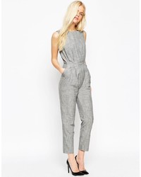 Asos Collection Tailored Jumpsuit In Texture