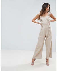 Asos Jumpsuit With Frill Detail
