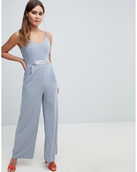 Yumi Jumpsuit With Metal Belt Detail