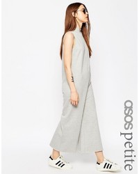 Asos Petite Jumpsuit With High Neck In Sweat