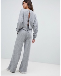 Micha Lounge Relaxed Jumpsuit With Cut Out Back Detail