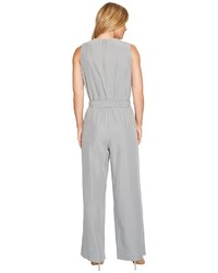 Vince Camuto Sleeveless Belted Jumpsuit Jumpsuit Rompers One Piece