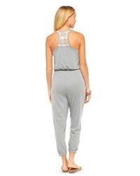 Mossimo Supply Co Racerback Jumpsuit With Lace Detail Supply Cotm