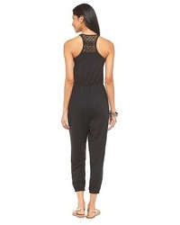 Mossimo Supply Co Racerback Jumpsuit With Lace Detail Supply Cotm