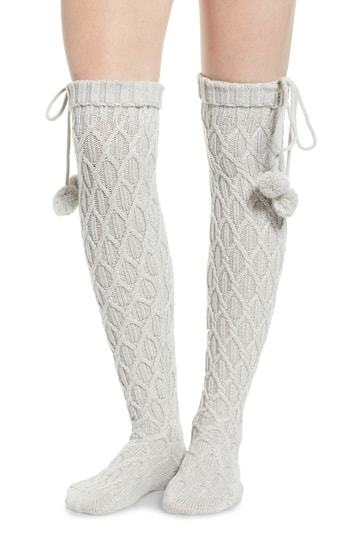 UGG Sparkle Cable Knit Over The Knee Socks, $45 | Nordstrom | Lookastic