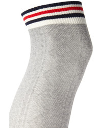 Forever 21 Striped Cable Knit Socks