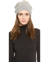 Plush Cable Knit Fleece Lined Beanie