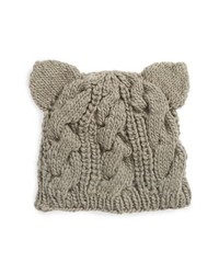 Nirvanna Designs Cable Knit Kitty Beanie