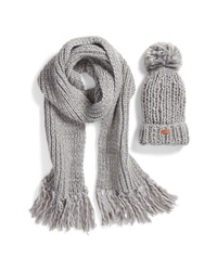 Barbour Chunky Knit Hat Scarf Set