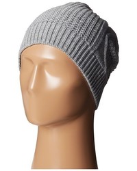 Plush Fleece Lined Cable Knit Beanie Beanies