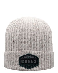 Top of the World Gray Miami Hurricanes Alp Cuffed Knit Hat At Nordstrom