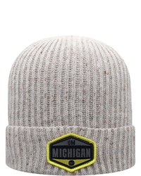 Top of the World Gray Michigan Wolverines Alp Cuffed Knit Hat At Nordstrom