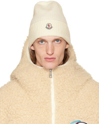 Moncler Gray Rolled Brim Beanie