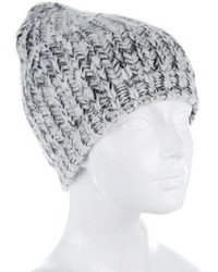 Marc Jacobs Grey Knitted Beanie