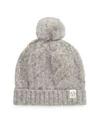 Ted Baker London Iciey Cable Beanie In Charcoal At Nordstrom