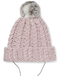 Rebecca Minkoff Always On Cable Knit Headphone Beanie