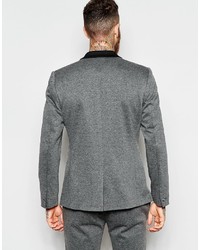 Asos Brand Slim Suit Jacket In Jersey