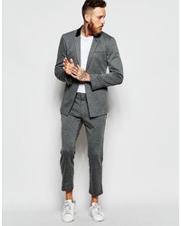 Asos Brand Slim Suit Jacket In Jersey