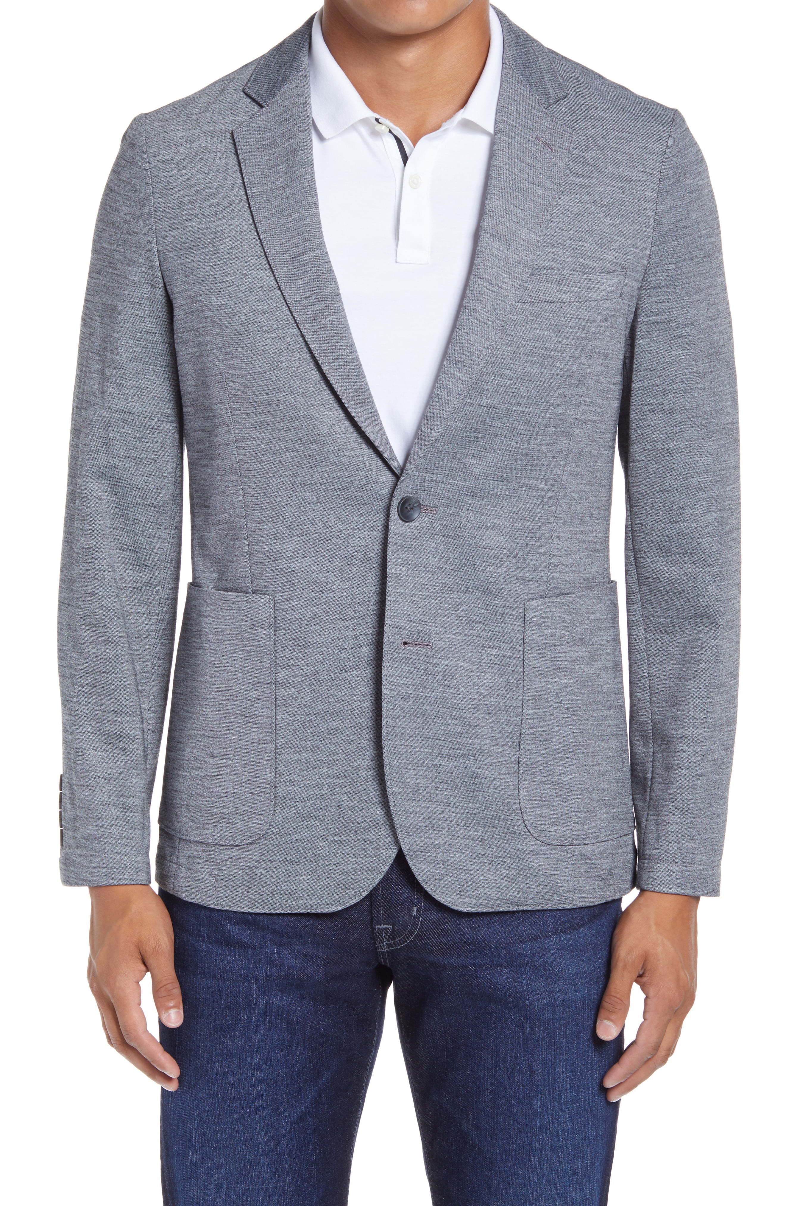 Nordstrom Men's Shop Fit Melange Knit Sport Coat, 149 Nordstrom