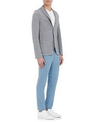Harris Wharf London Pique Knit Sportcoat Grey
